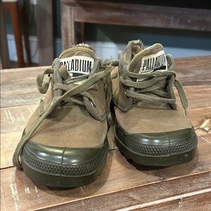 Palladium Vintage Green Pampa low-tops
